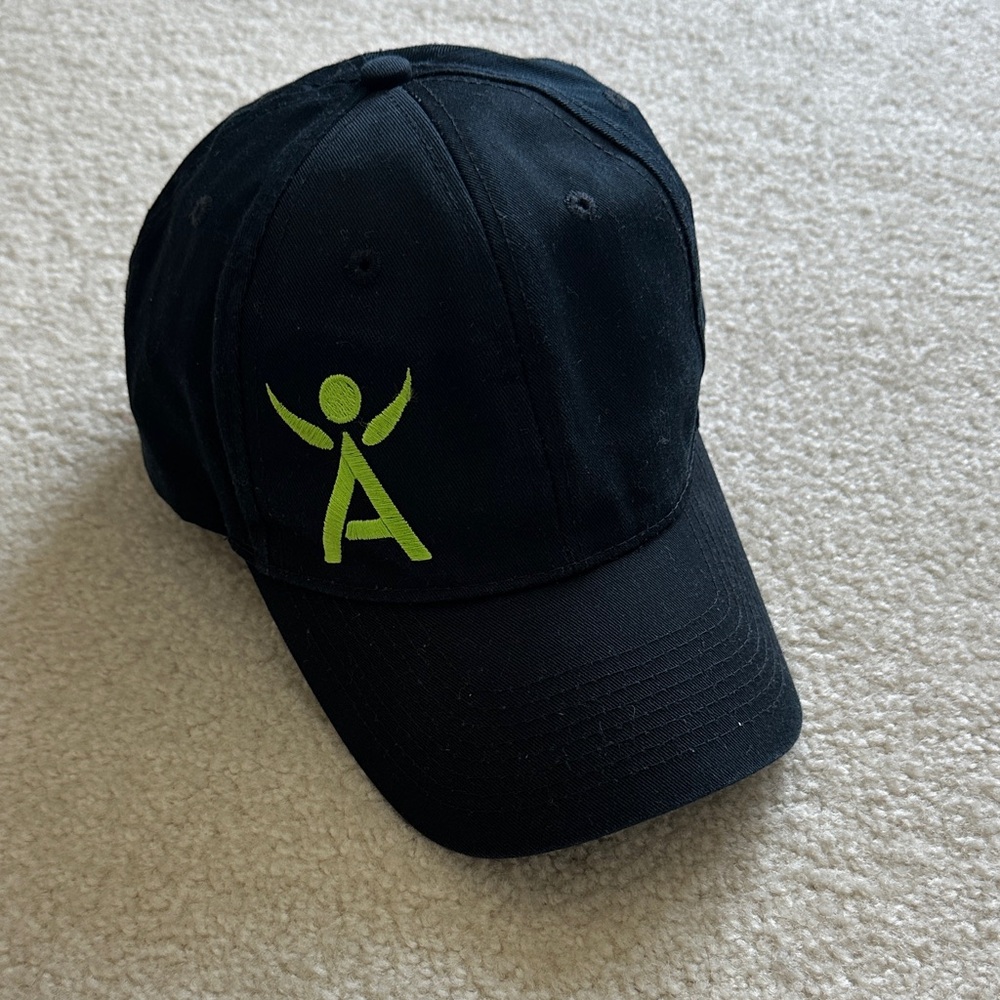 Men or women’s Isagenix Black Cap with Green Logo